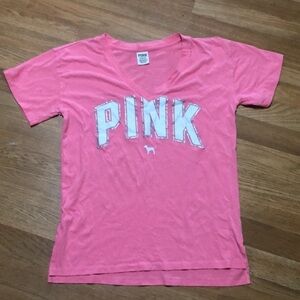 2018 VS PINK V neck T-Shirt S
